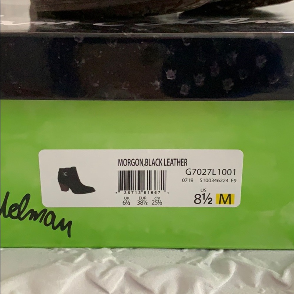 Sam Edelman Morgon ,black leather booties 8,5 - Picture 3 of 7